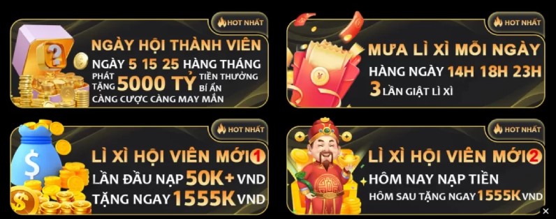 Khuyến mãi Win55 dành cho Trò Chơi/ Bắn Cá